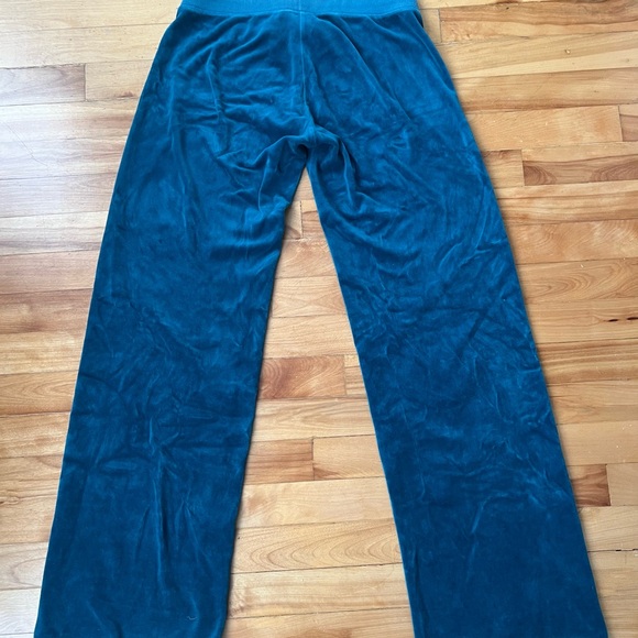 Juicy Couture Teal Velour Pants - Picture 2 of 3
